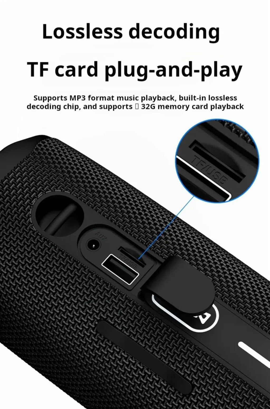 Flip six outdoor waterproof speaker can TF card slot wireless subwoofer mini portable speakers party subwoofer Bluetooth speakerwaterproof portable