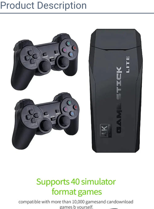 Wireless video game console 3800 games have pass for Android 4k TV
