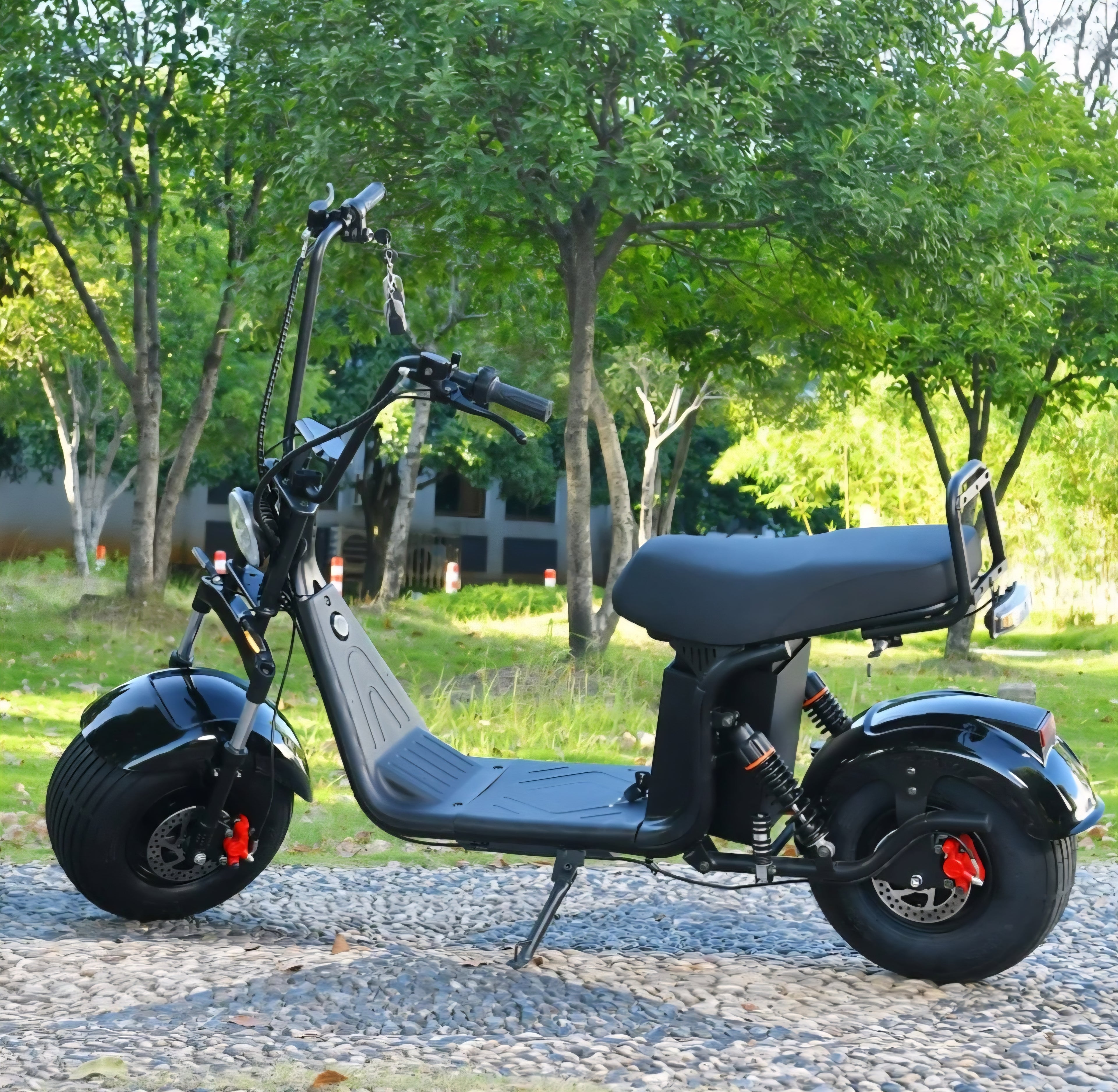 EHoodax CityCoco Adult Electric 2 Wheel Scooter 3000W Motor Max Speed 50KM/H Max Load 200KG 18 Inch Fat Tire Electric Scooter